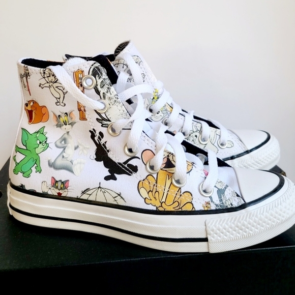 Converse TOM and JERRY High-Top Sneakers - Picture 4 of 9